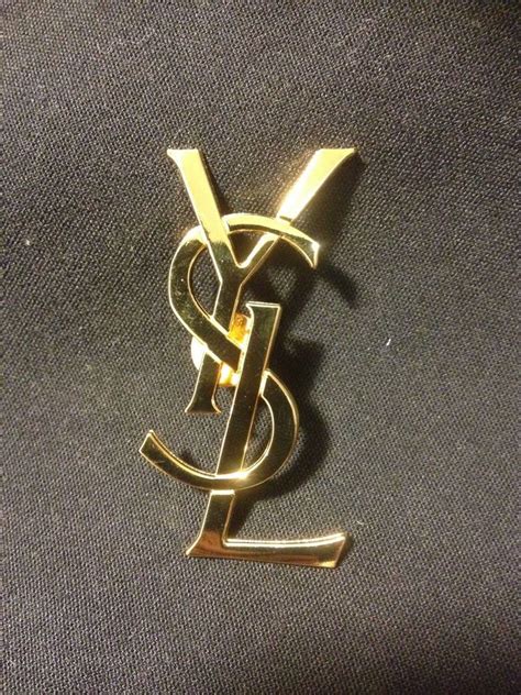 ysl badge for bag